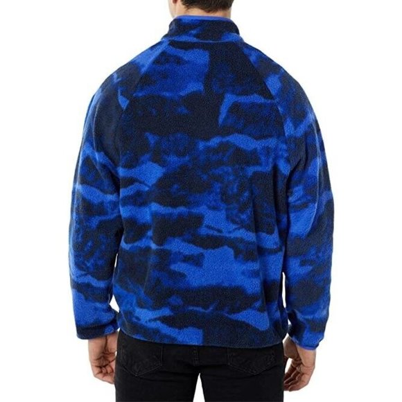 ADIDAS ADVENTURE POLAR FLEECE ALLOVER PRINT HALF-ZIP SWEATSHIRT SIZE M - Picture 6 of 8